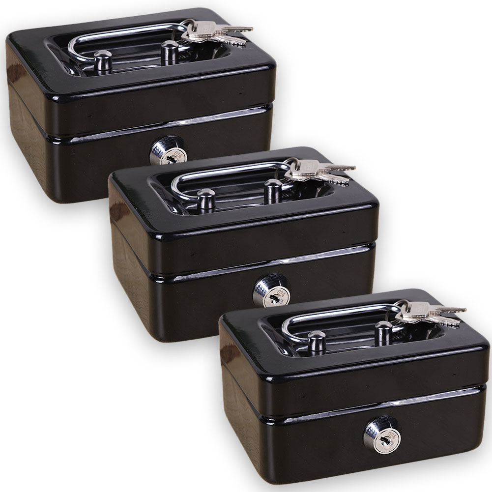 爆買 収納BOX 貯金箱 収納箱 3個セット 小物入れ ミニ 小型 小さい 金庫 防犯 小銭入れ 保管 片づけ 鍵つき 鍵付き 鍵 金属製 コイン