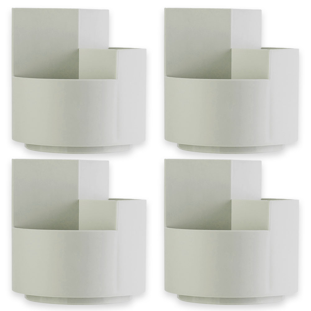 ペンスタンド ペン立て ペンホルダー 360°回転 3カラー 4個セット 回る