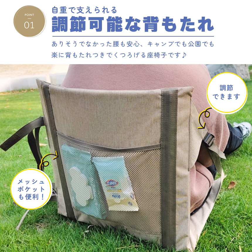 折りたたみ座椅子 2個セット 折りたたみ椅子 コンパクト 軽量 軽い