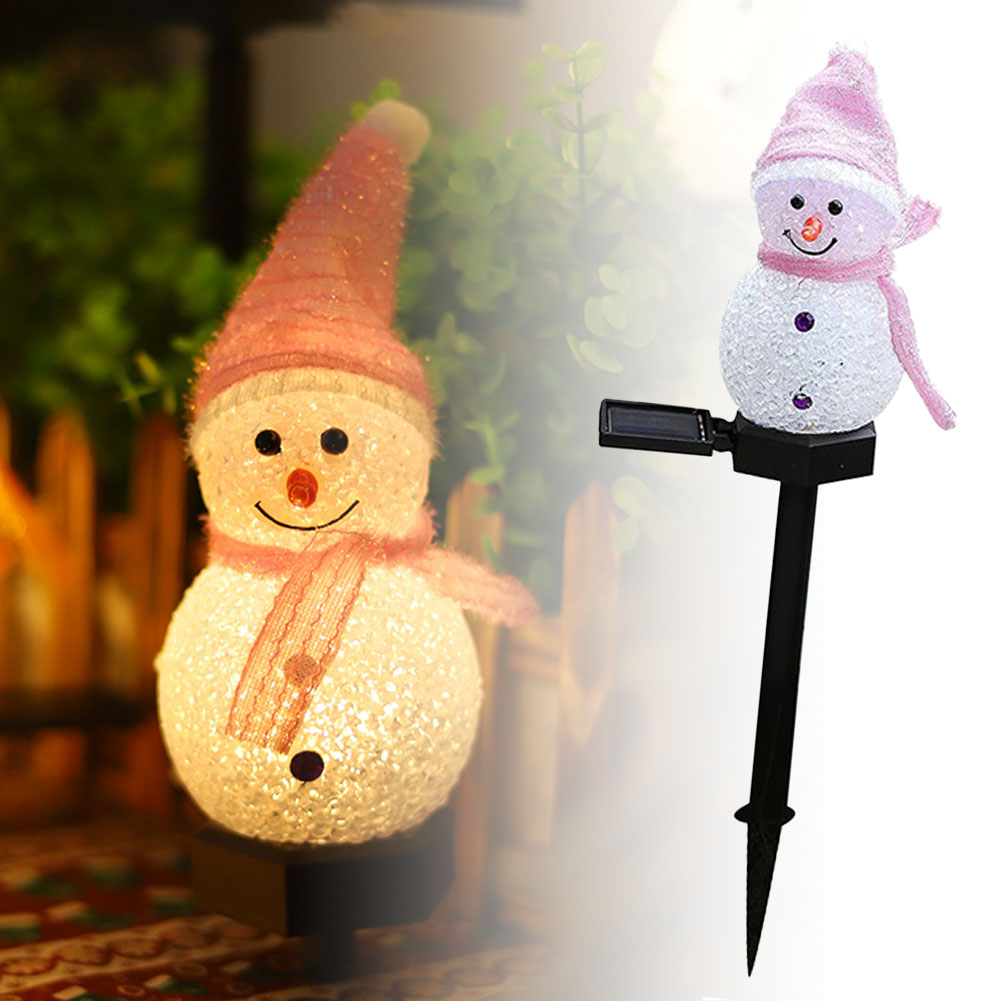 爆買 雪だるま型ソーラーライト ランタン ランプ ガーデンライト