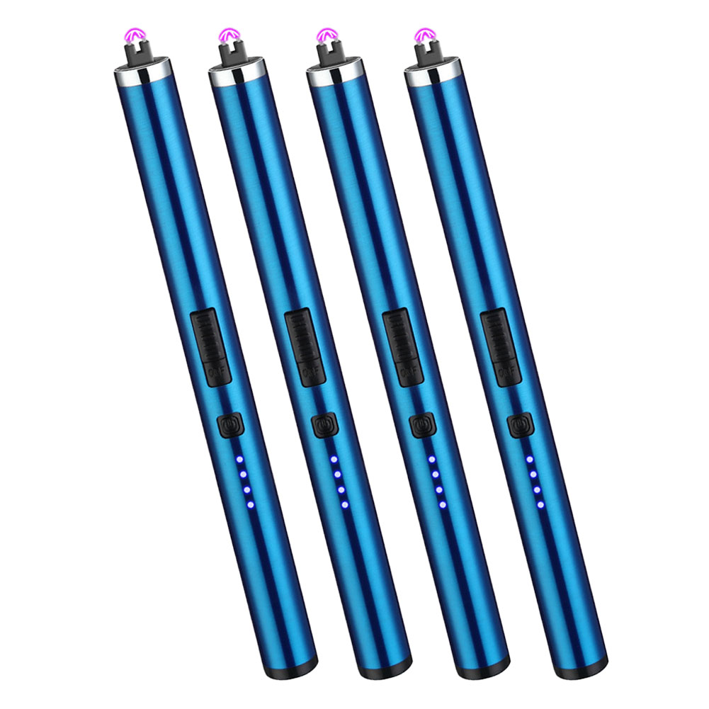 電子ライター プラズマライター 強風で消えない 4個セット 6色