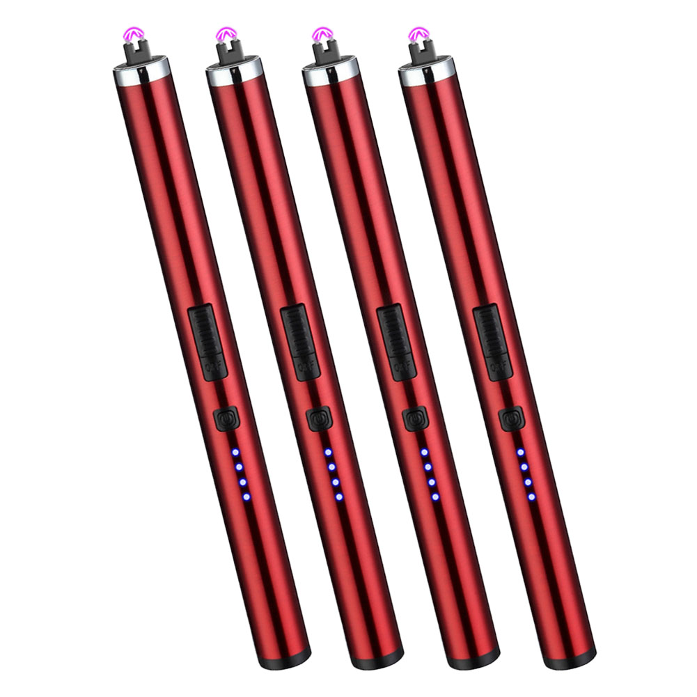 電子ライター プラズマライター 強風で消えない 4個セット 6色