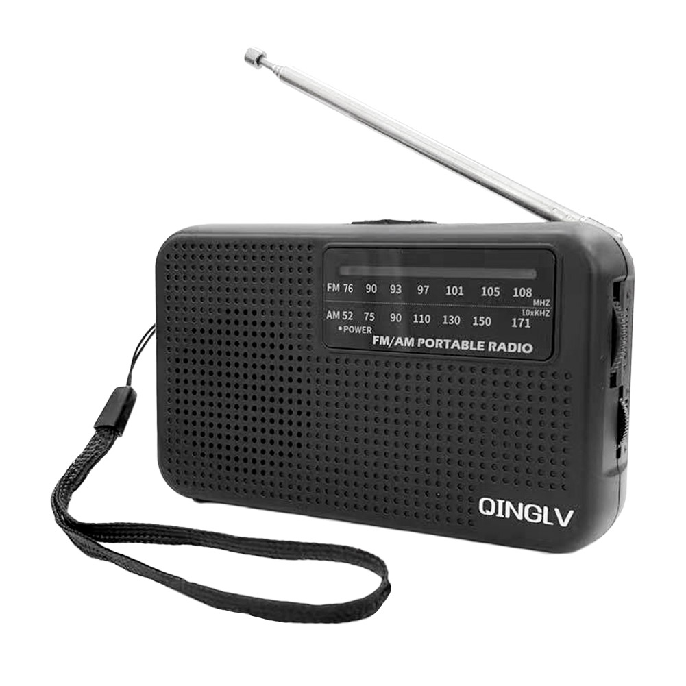 ラジオ ポケットラジオ ワイドFM FM AM 対応 ポータブルラジオ 電池式