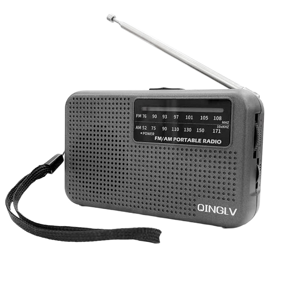 ラジオ ポケットラジオ ワイドFM FM AM 対応 ポータブルラジオ 電池式