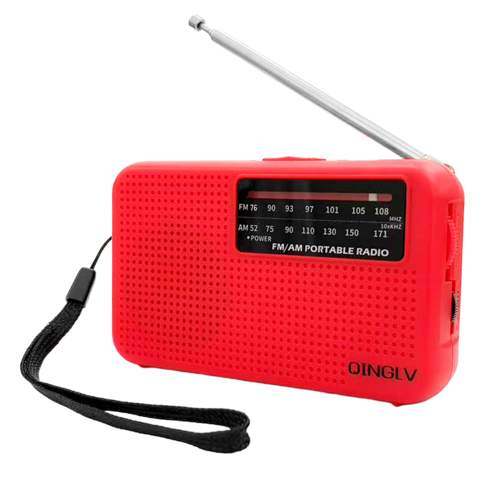 ラジオ ポケットラジオ ワイドFM FM AM 対応 ポータブルラジオ 電池式