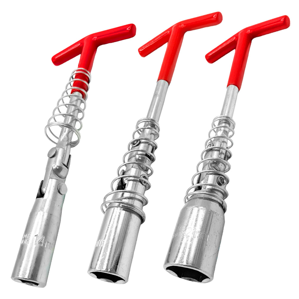 爆買 3本セットプラグレンチ ユニバーサル式 T型 14mm 16mm 21mm