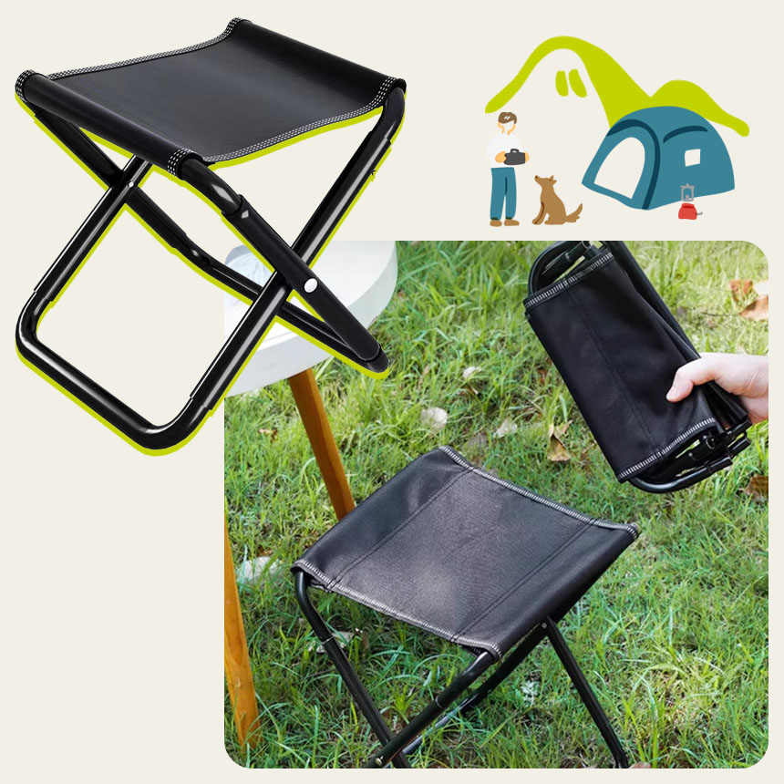 2個セット 折りたたみ椅子 チェア アウトドア コンパクト ポータブル