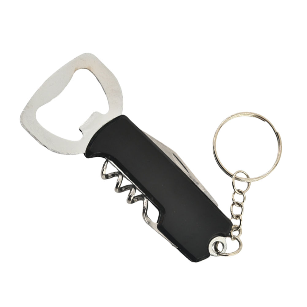 マルチツール キーホルダー 栓抜き コルク抜き ナイフ 携帯 ミニ