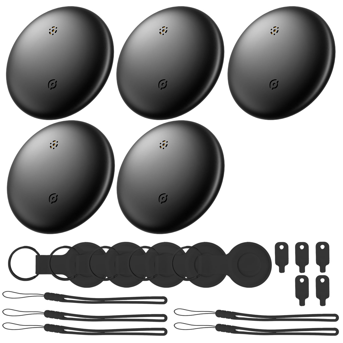 5個セット 紛失防止タグ スマートトラッカー Android対応 探し物発見