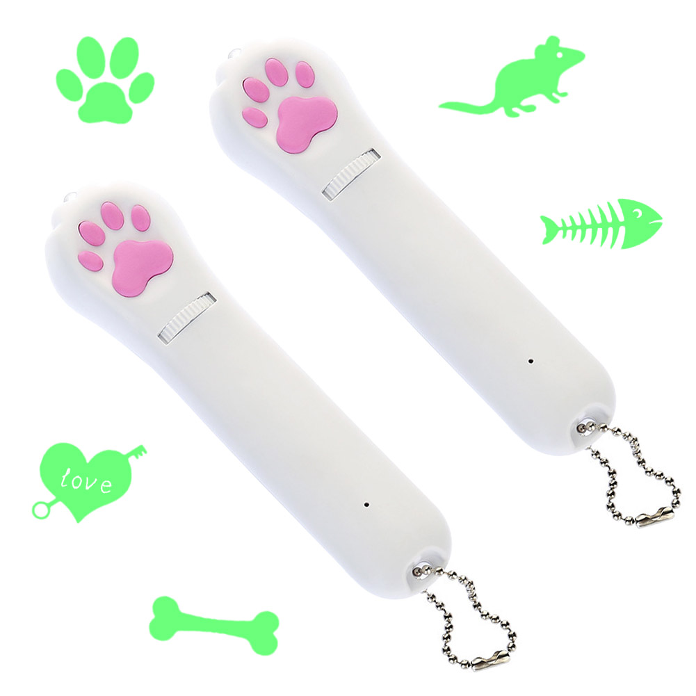 2個セット猫 おもちゃ 猫じゃらし ポインター USB充電 充電式 ライト