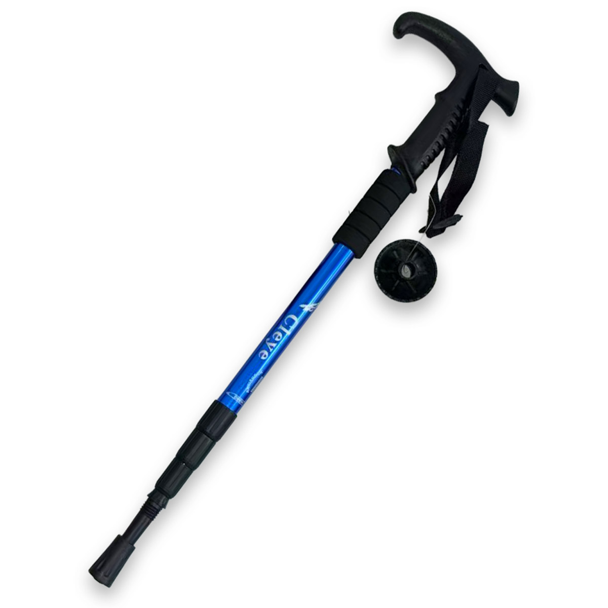 トレッキングポール 伸縮式 55〜110cm T型グリップ 登山杖 ハイキング