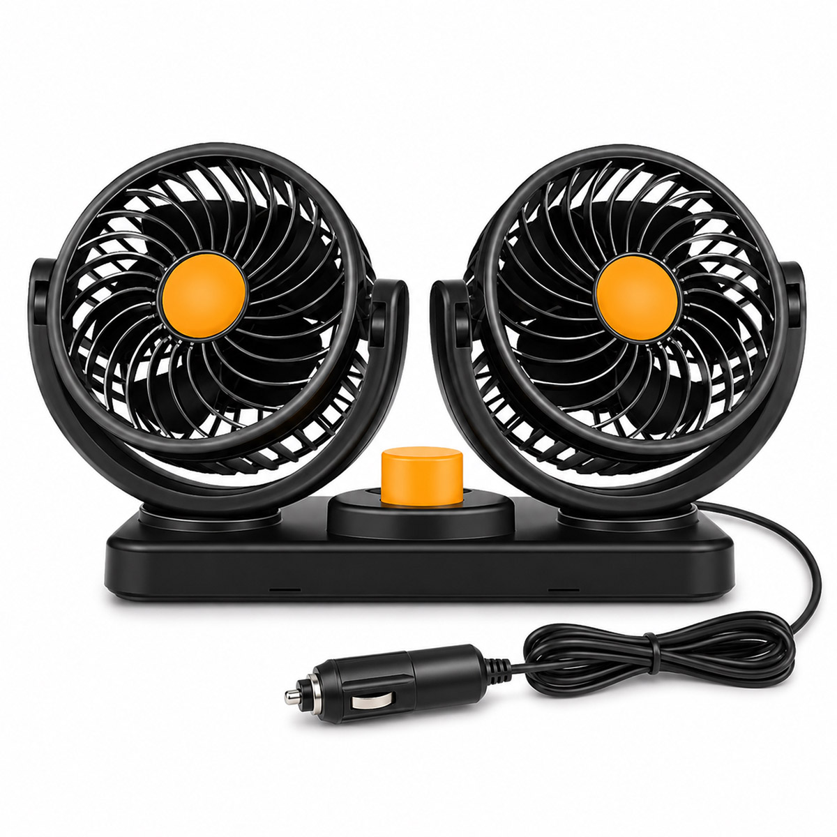 車載扇風機 ツインファン USB 12V 24V シガーソケット 選べる3タイプ 2
