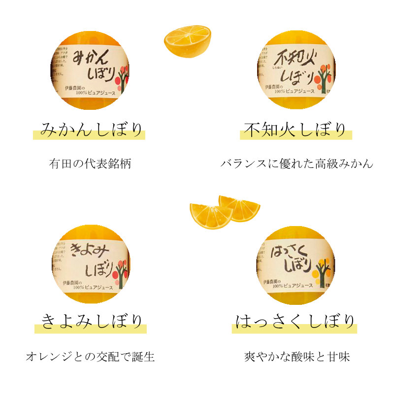 みかんじゅーす、きよみジュースのおいしさ