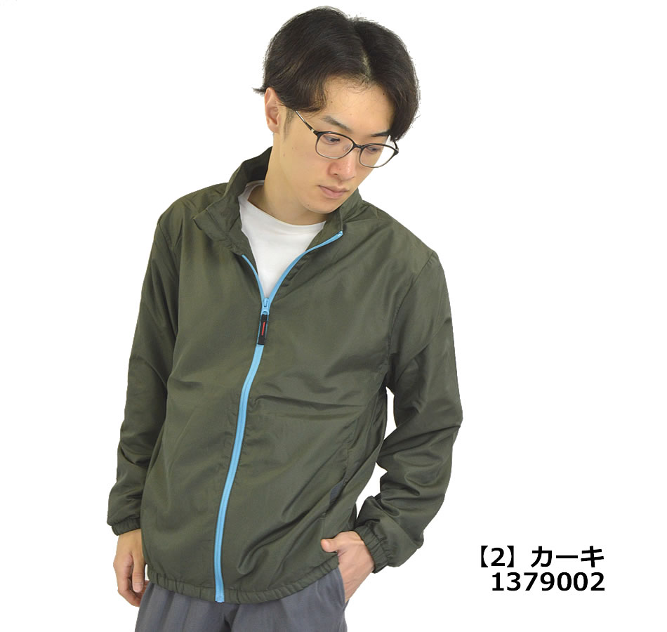 新品タグ付き✨️定価3.7万　21SS　メゾンドバカンス　リネンガウン　カーキ マウンテンジャケットメンズ 撥水加工 裏トリコット マウンテン
