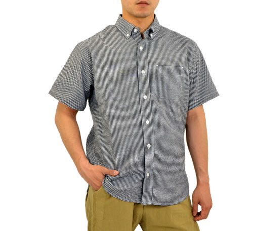 半袖シャツ メンズ ボタンダウンシャツ 無地シャツ 大きいサイズ 3L 