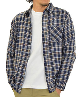 ネルシャツ メンズ アメカジ 大きいサイズ 3l Xxl 4l Xxxl まで展開 チェックシャツ 長袖シャツ チェック柄 長袖 カジュアルシャツ 重ね着 腰巻き コーデ Nelo アダマス ヤフー店 通販 Yahoo ショッピング