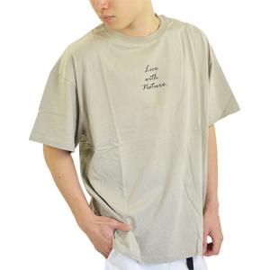 ビッグTシャツ メンズ 半袖 大きいTシャツ ゆったり 綿100% プリントTシャツ バックプリント...