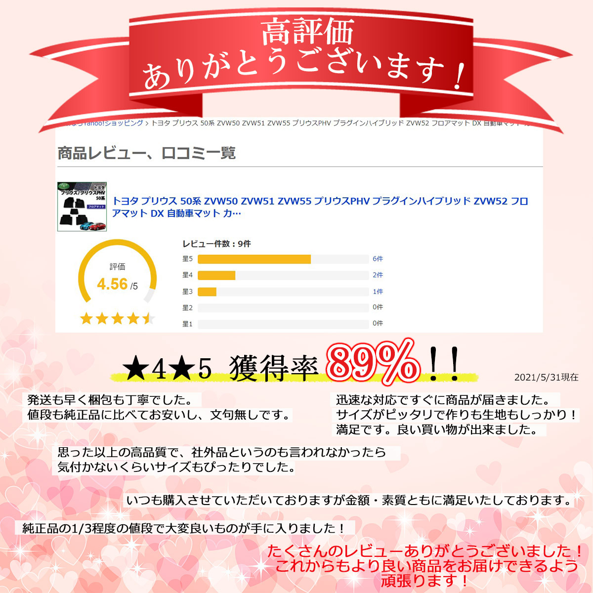 プリウスお客様のレビュー