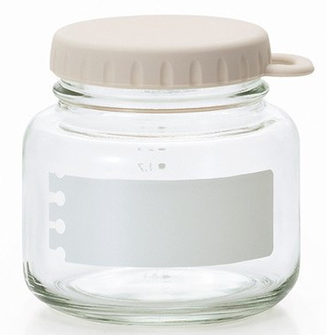 アデリア 保存容器 320ml イーキャップジャー 日本製 1個箱入 | ガラス 保存瓶 容器