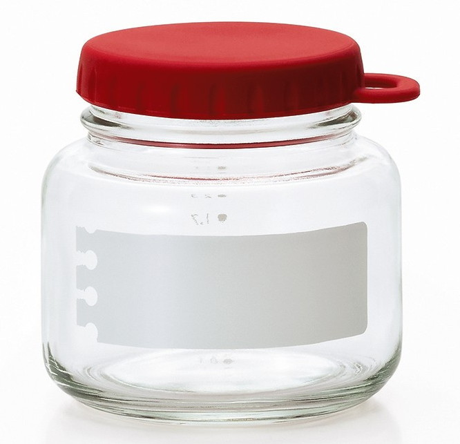 アデリア 保存容器 320ml イーキャップジャー 日本製 1個箱入 | ガラス 保存瓶 容器