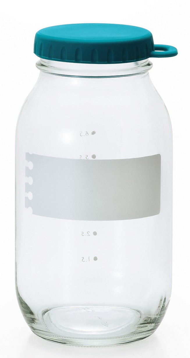 アデリア 保存容器 900ml イーキャップジャー 日本製 1個箱入 | ガラス 保存瓶 容器