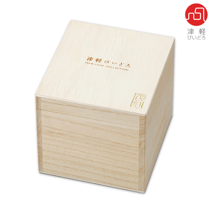 津軽びいどろ 盃 復刻 青森 日本製 木箱入 | おしゃれ プレゼント