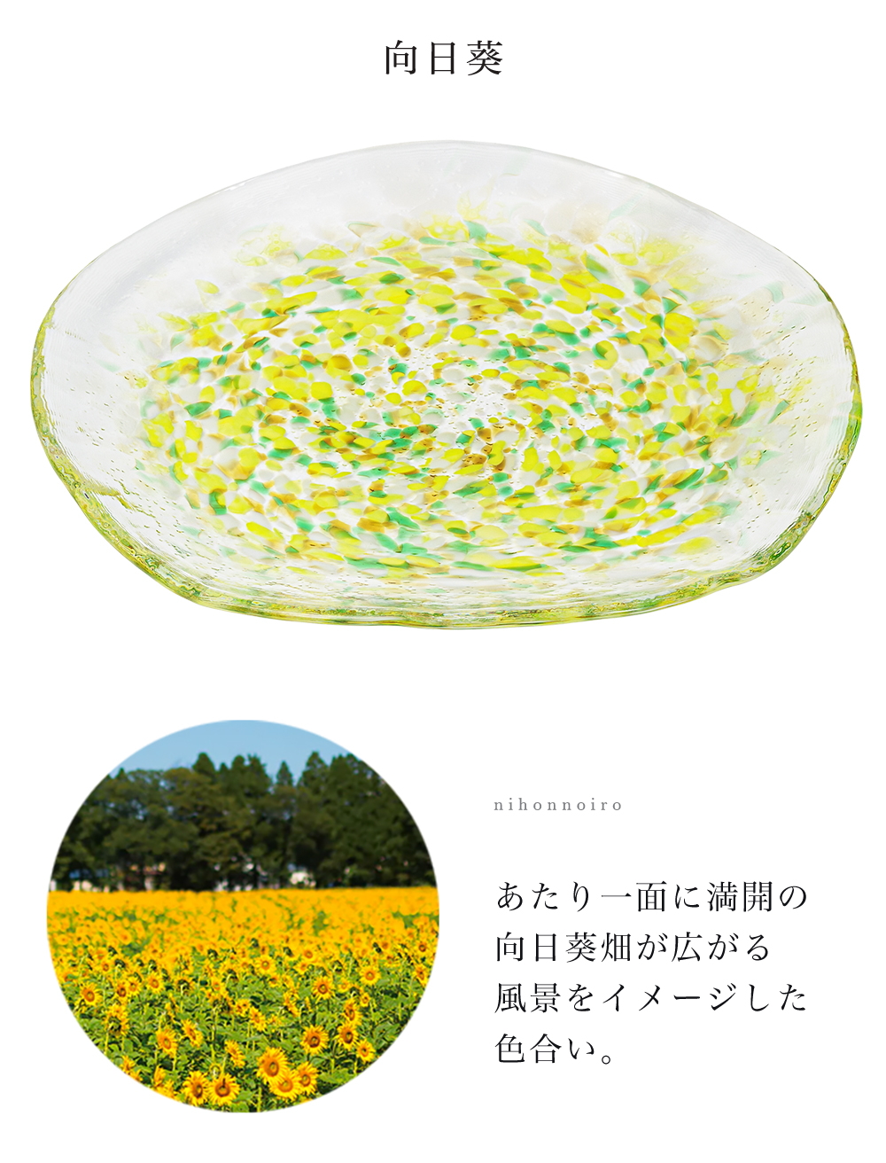 津軽びいどろ にほんの色ふうけい 直営店限定 皿 日本製 化粧箱 | おしゃれ プレゼント ギフト ガラス 皿 プレート ハンドメイド | 津軽びいどろ | 20