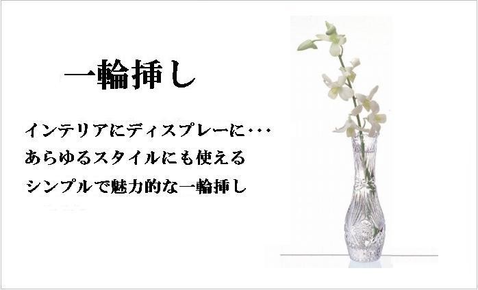 定番キャンバス 蘭柄一輪挿し Flowervase 花瓶 花器 クリスタル ギフト 贈り物 結婚祝い 母の日 ガラス食器 石塚硝子 アデリア 誕生日プレゼント 安心の実績 高価 買取 強化中