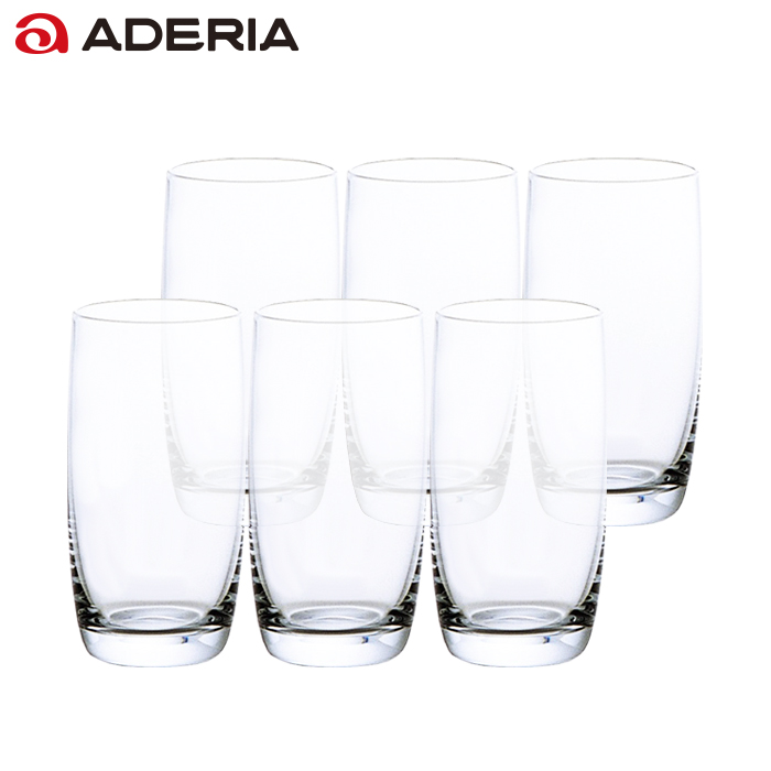 ADERIA グラス 180ml 6個入 食洗機対応 iラインラウンド アデリア 日本