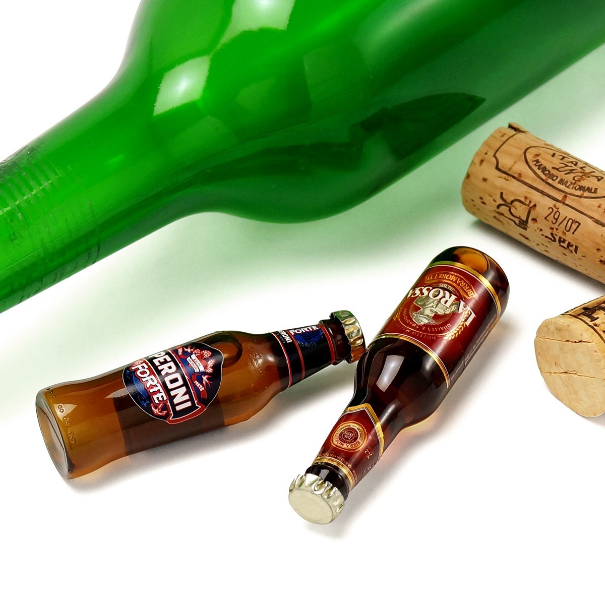 ミニチュアマグネット 食品サンプル ビール : イタリア雑貨adesso