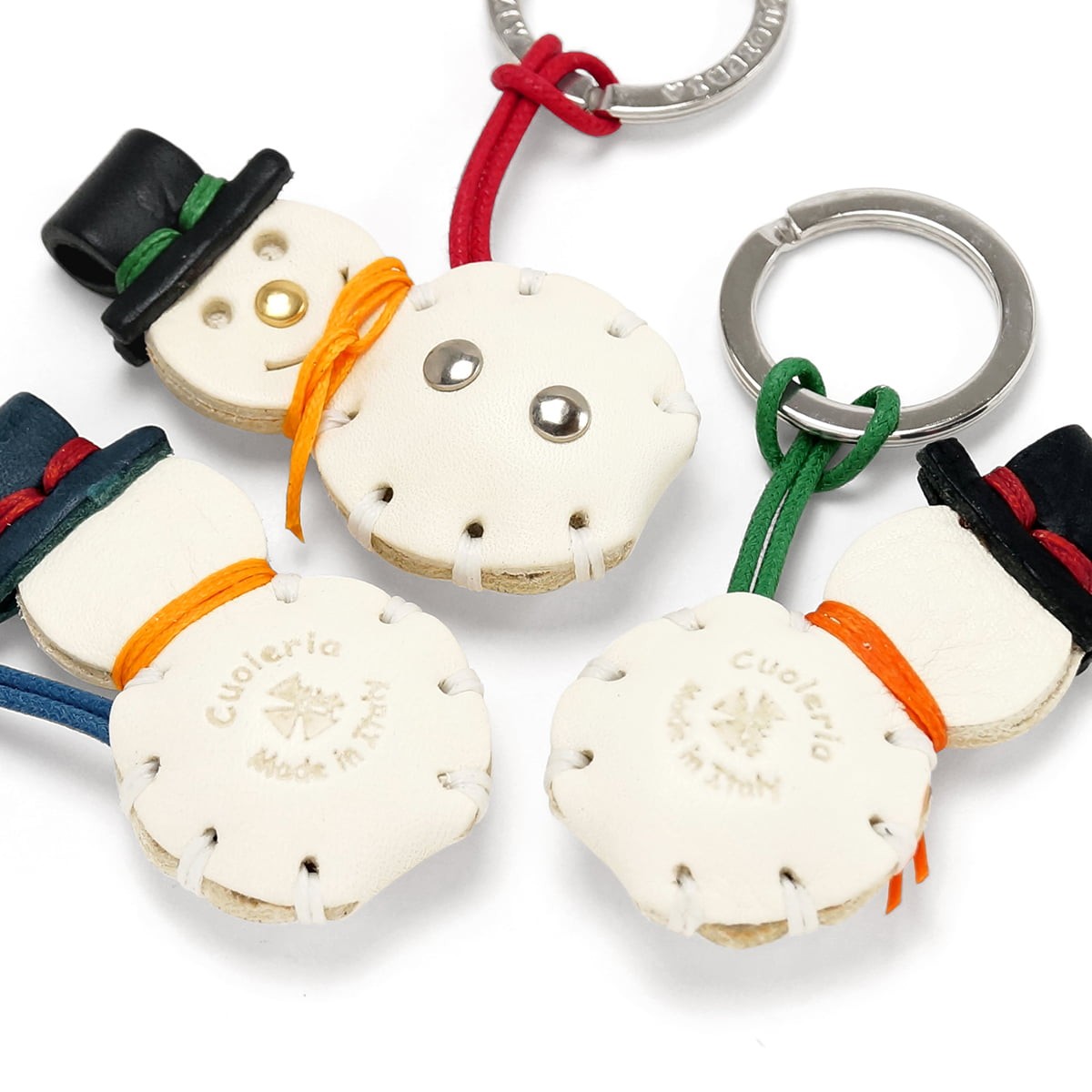 キーホルダー 革 かわいい おしゃれ ラ クオイエリア La Cuoieria