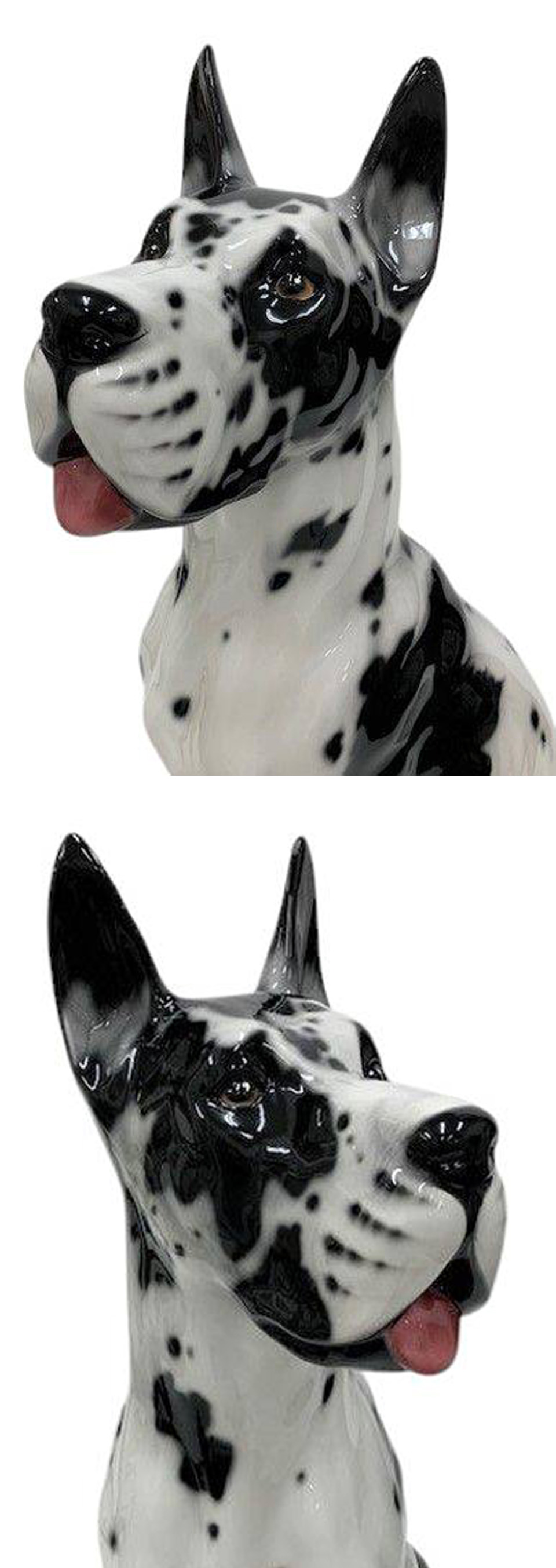 グレートデン 置物 犬 インテリア オブジェ 陶器 オーナメント