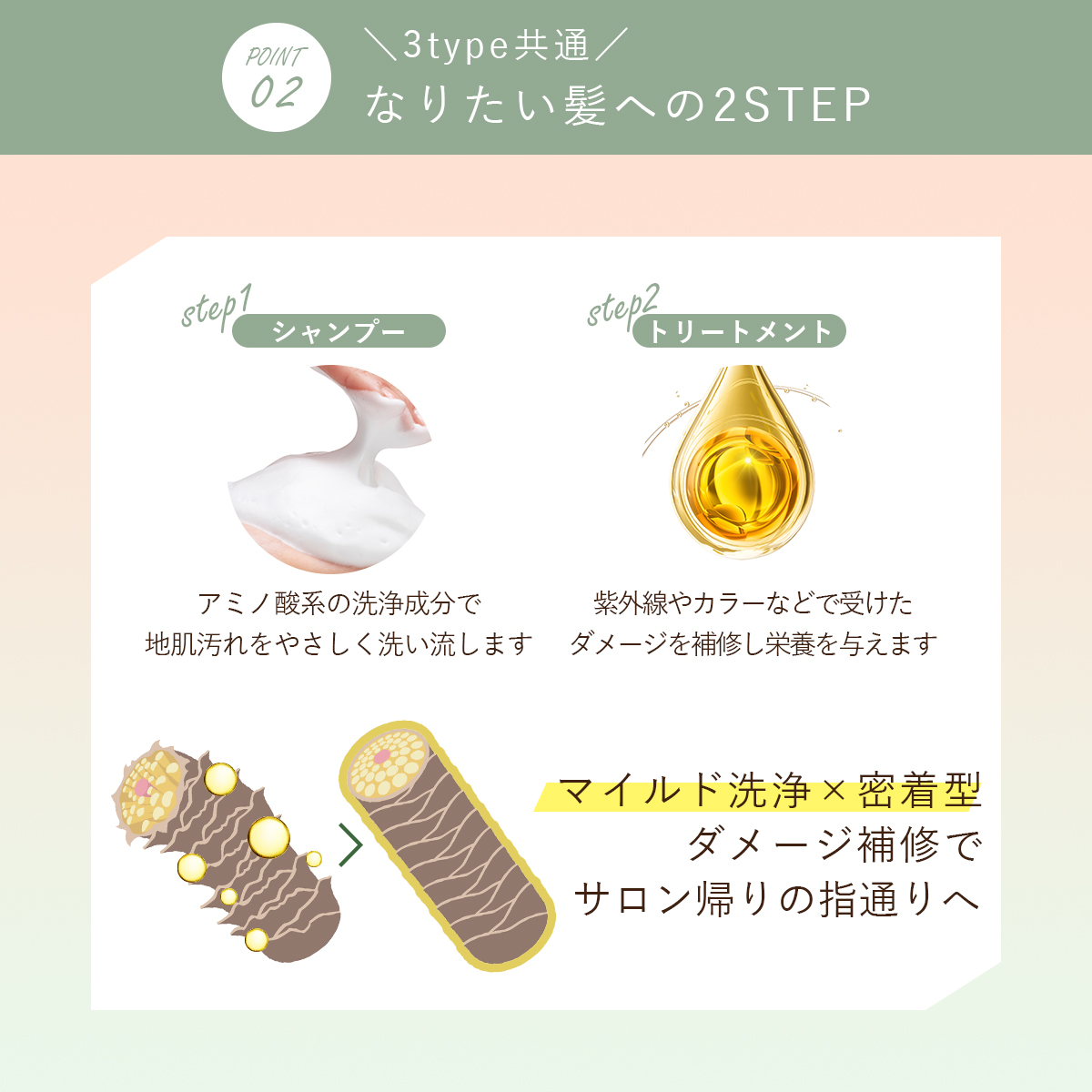 セットシャンプー オーガニック オルナオーガニック ヘアケア 無添加 ノンシリコン ALLNA ORGANIC 500ml 関連画像5