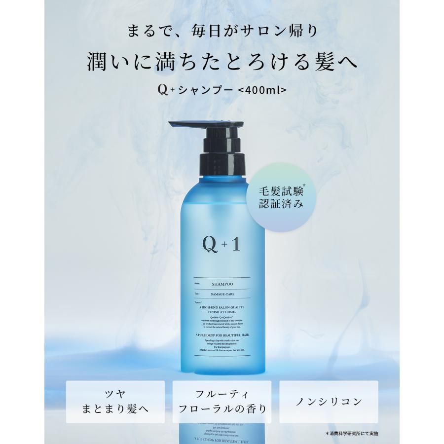 Q+ (クオリタス) 単品シャンプー トリートメント 美容室専売品 サロンシャンプー ノンシリコンシャンプー アミノ酸