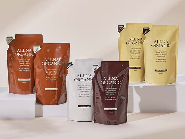 セット シャンプー トリートメント 詰め替え オルナ オーガニック 無添加 ノンシリコン ALLNA ORGANIC 400ml