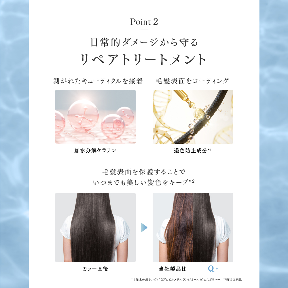 Q+ (クオリタス) セット選べる3種 シャンプー&トリートメント 詰め替え サロンシャンプー トリートメント 400ml/400g 関連画像5