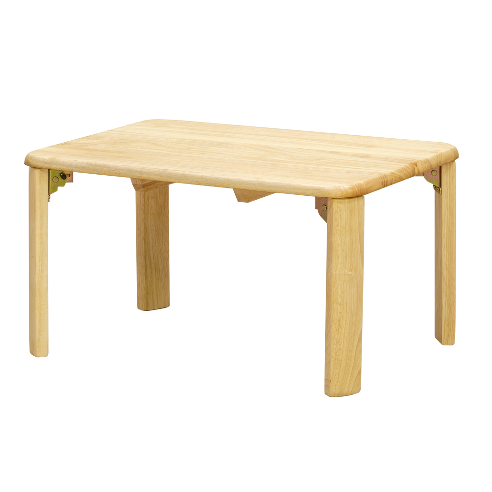 折りたたみテーブル 75cmｘ50cm 天然木製 ちゃぶ台 折れ脚テーブル｜adhoc-style｜03