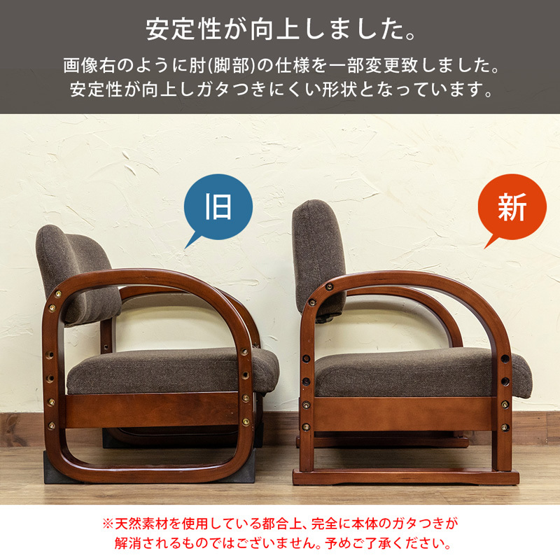 ラクラク座椅子 ファブリック CX-F01
