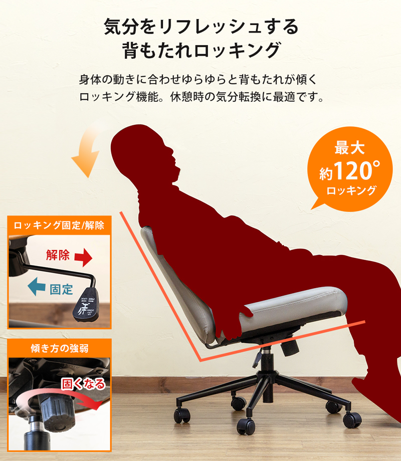 オフィスチェア レザー 白 黒 おしゃれ 肘付 ロッキング機能 デスクチェア シンプル ワークチェア コンパクト 椅子 パソコンチェア オフィス :  65090019 : タンスのゲン Design the Future - 通販 - Yahoo!ショッピング