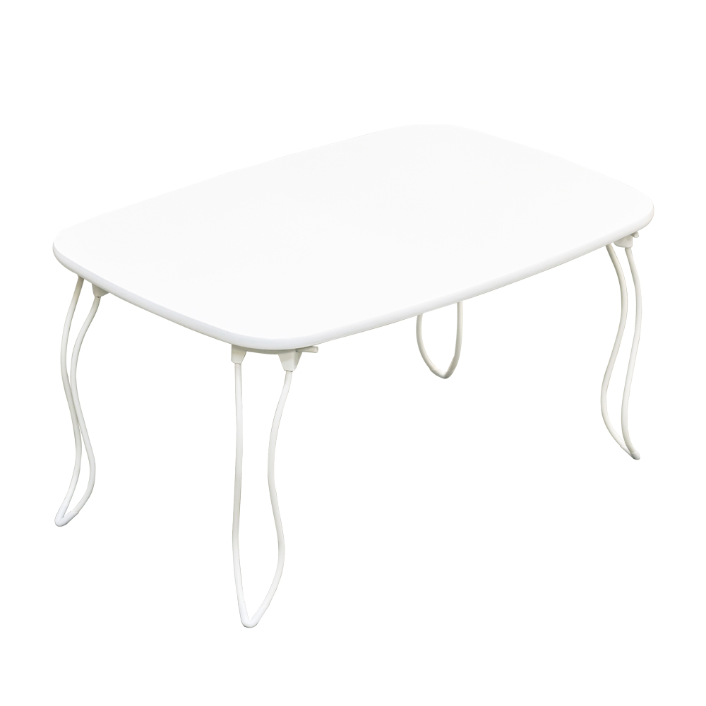 折りたたみテーブル 60cm×40cm 猫脚 木製 小さめ コンパクトサイズ ビタミンカラー 緑 グリーン オレンジ系 白 ホワイト｜adhoc-style｜04