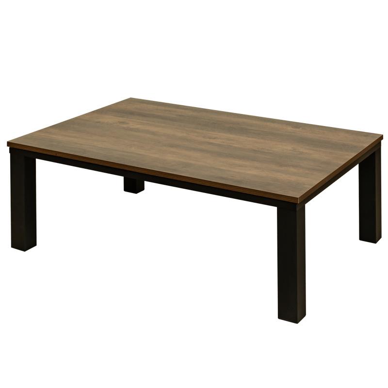 こたつ こたつテーブル 105cm×75cm 木製 300W 木目柄天板 長方形 モダンコタツ｜adhoc-style｜03