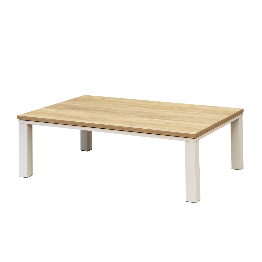 こたつ こたつテーブル 120cm×80cm 木製 510W 木目柄天板長方形 モダン｜adhoc-style｜02