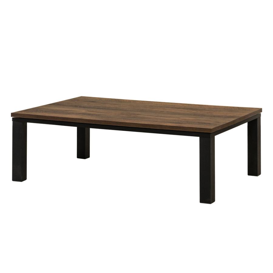 こたつ こたつテーブル 120cm×80cm 木製 510W 木目柄天板長方形 モダン｜adhoc-style｜03