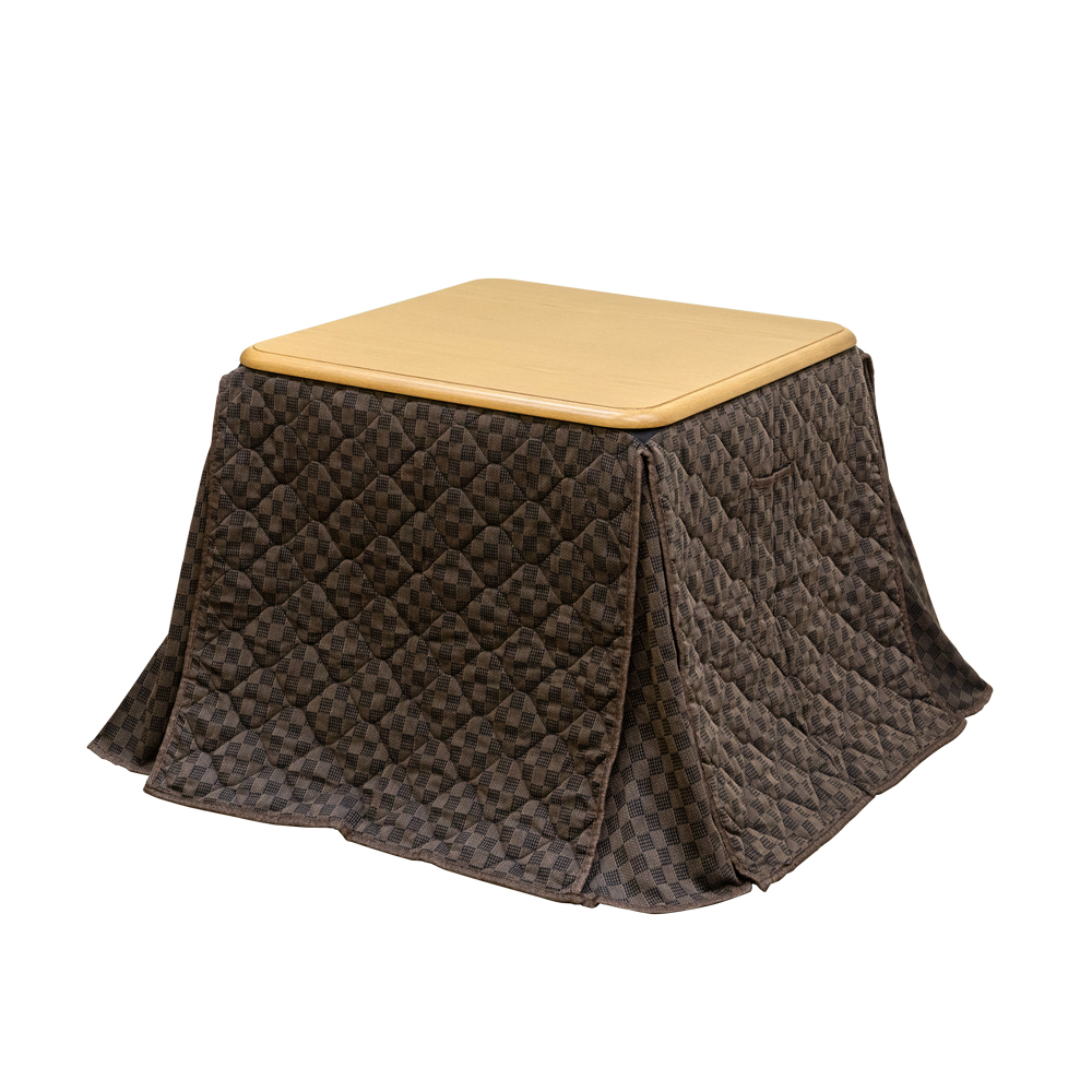 ダイニングこたつ 掛布団付き 80cm 正方形 コタツテーブル セット