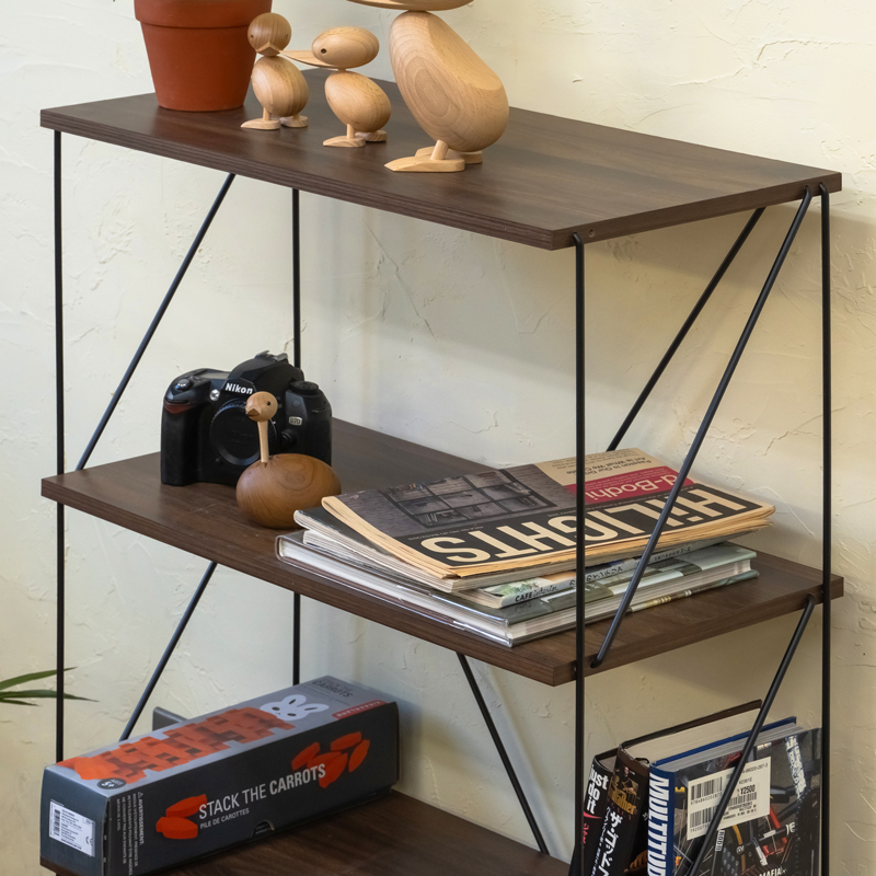 Grant 4段ラック 60cm PLY-03 オープン スチール ディスプレイラック ヴィンテージ