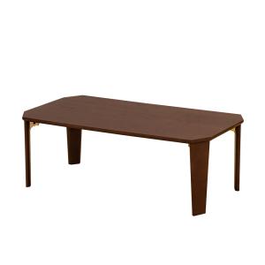 折りたたみテーブル 90cm×50cm 木目柄 大理石柄 2パターン センターテーブル
