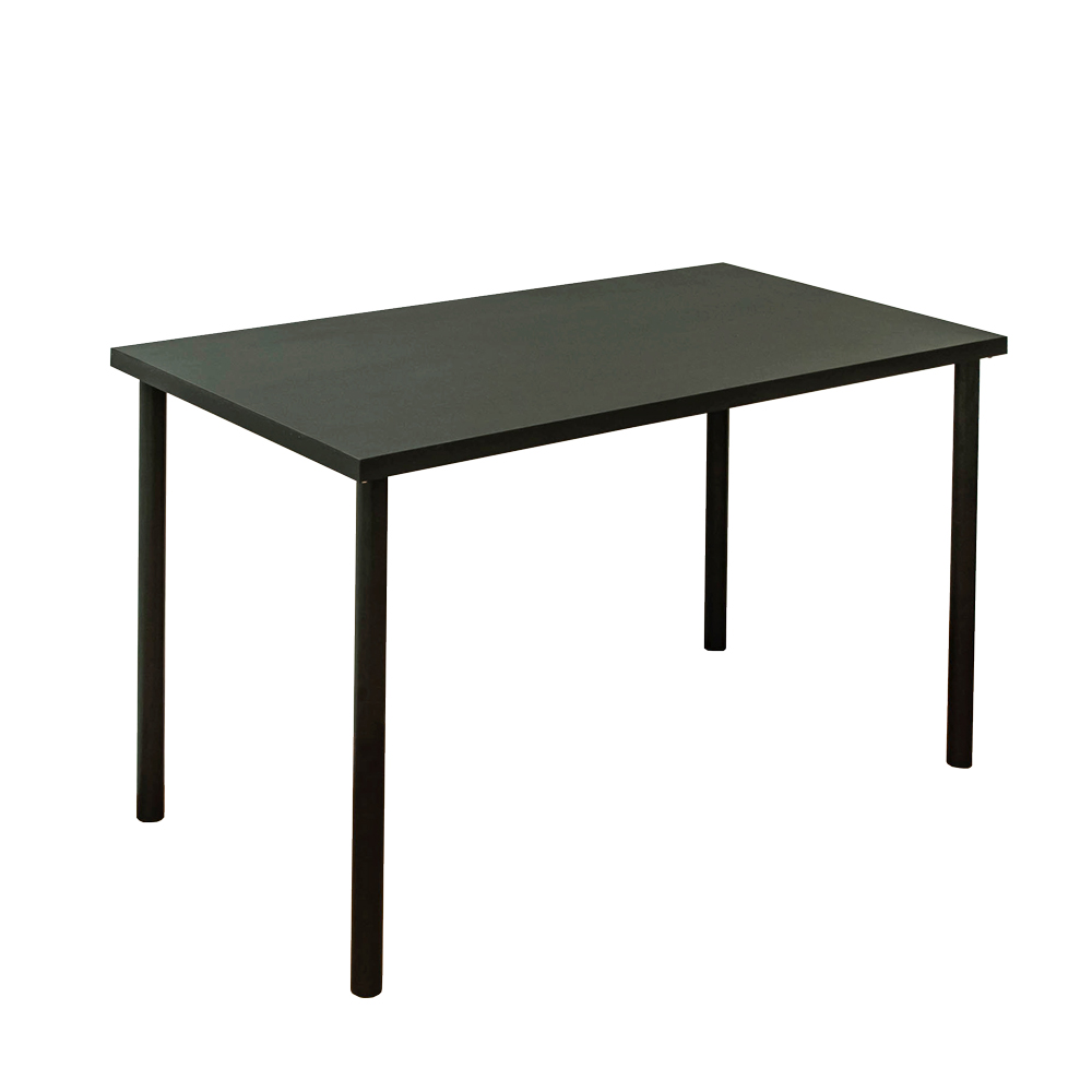フリーデスク テーブル 120cm×60cm シンプル 机 作業台 黒 白