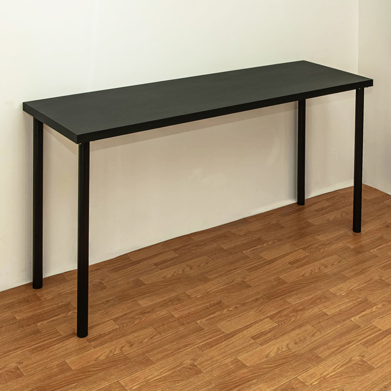 フリーデスク テーブル 150cm×45cm シンプル 平机 作業台 展示台黒 白 フリーデスク、平机