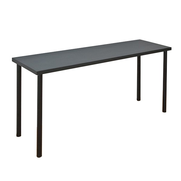 フリーデスク テーブル 150cm×45cm シンプル 平机 作業台 展示台 黒 白 大きいサイズ ...