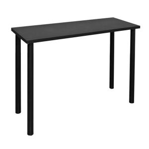 カウンターテーブル 120cm幅 高さ90cm ハイテーブル バーテーブル ハイデスク シンプル 黒...